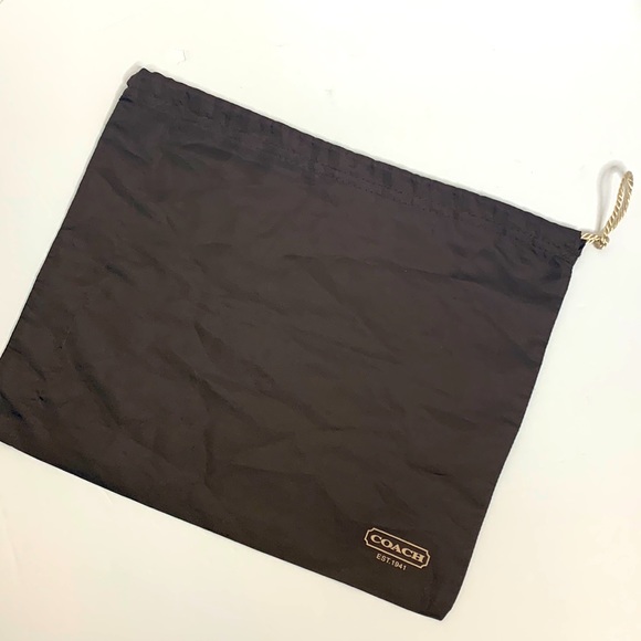 Coach | Brown Satin Coach Est. 1941 Pull Cinch Close Duster Bag | Authentic - Picture 1 of 5